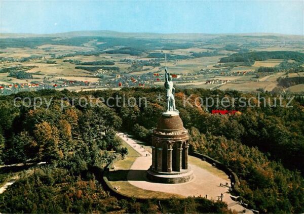 Hermannsdenkmal Fliegeraufnahme