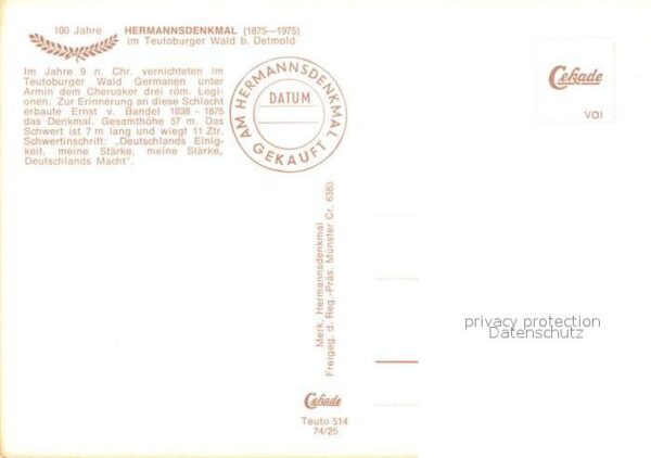 Hermannsdenkmal Fliegeraufnahme – Bild 2