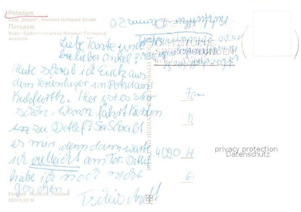 Potsdam Cafe Babett Klement Gottwald Straße – Bild 2