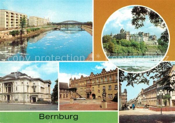 Bernburg Saale Saalepartie Schloss Carl Maria von Webe