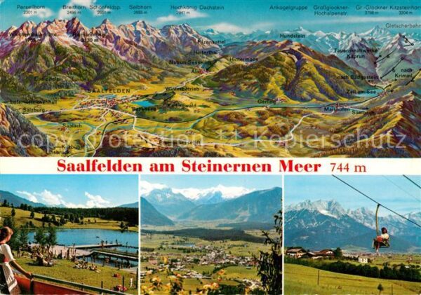 Saalfelden Steinernes Meer Panorama Strandbad Ritzensee Hohe Tauer
