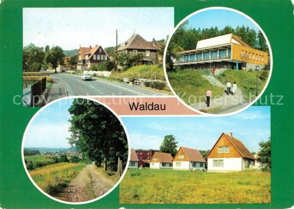 Waldau Hildburghausen FDGB Erholungsheim Bergkristall Bungalo