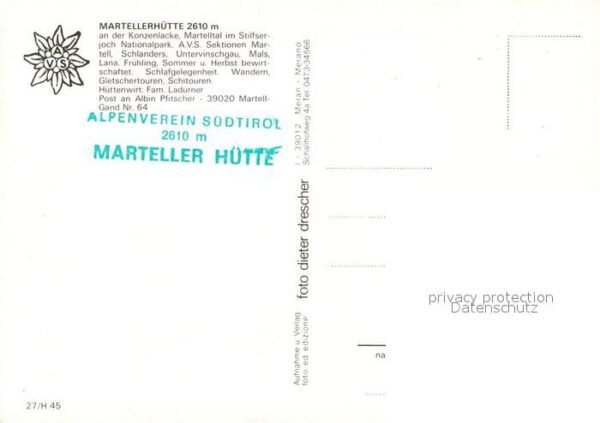 Martelltal Martellerhütte – Bild 2
