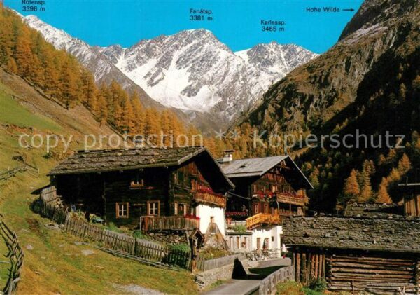 Schnalstal Gasthof Jägerrast Vorderkaser
