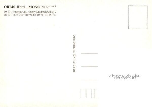 Wroclaw Hotel Orbis Monopol – Bild 2