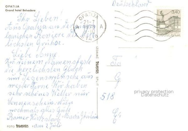 Opatija Abbazia Grand Hotel Belvedere – Bild 2