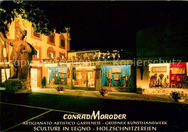 St Ulrich Groeden Tirol Conrad Moroder Artigianato Artistico Ga