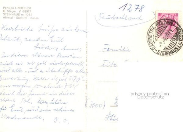 Ahrntal Suedtirol Pension Linderhof – Bild 2