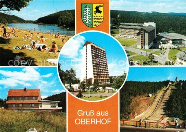 Oberhof Thueringen Lütschetalsperre FDGB Erholungsheim Fri