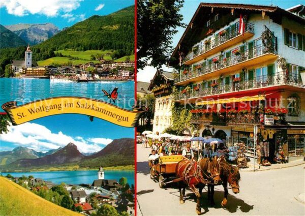 St Wolfgang Salzkammergut Hotel Schwarzes Rössl Fußgängerzone