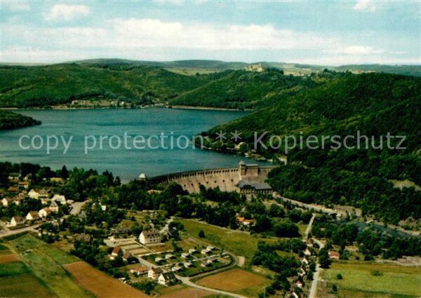 Edertal Fliegeraufnahme Edersee