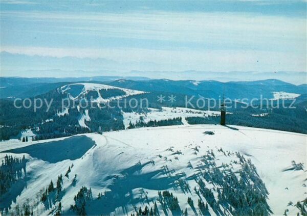 Feldberg Schwarzwald Fliegeraufnahme Seebuck Fernsehturm Sch