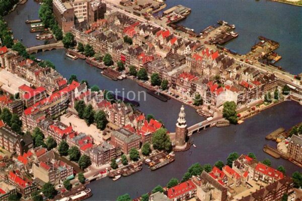 Amsterdam Niederlande FliegeraufnahmeMontelbaanstoren