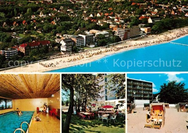 Wyk Foehr Fliegeraufnahme Schwimmbad Strand Kurho
