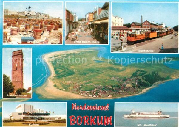 Borkum MF Westfalen Kurhaus Alter Leuchtturm