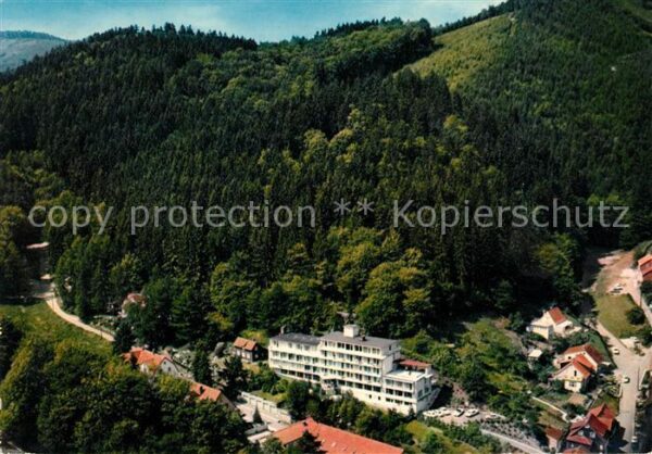 Bad Lauterberg Fliegeraufnahme Sanatorium Dr. von Plac