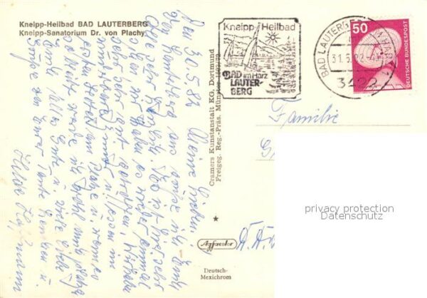 Bad Lauterberg Fliegeraufnahme Sanatorium Dr. von Plac – Bild 2