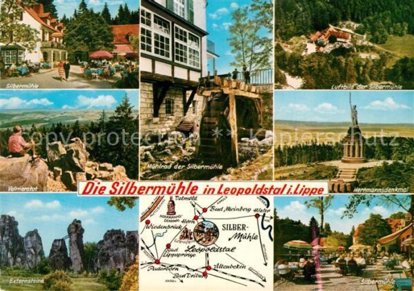 Leopoldstal Lippe Waldhotel Silbermühle Herrmannsdenkmal