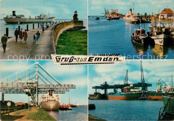 Emden Ostfriesland Hafen Fähre