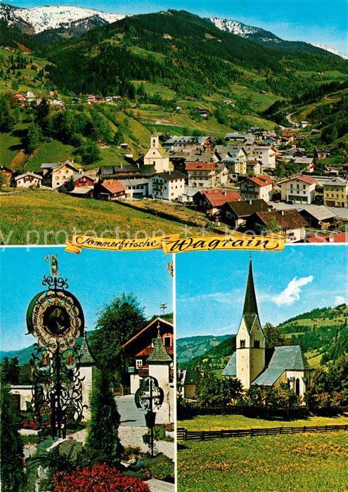 Wagrain Salzburg Mohrgrab Kirche von Kirchboden