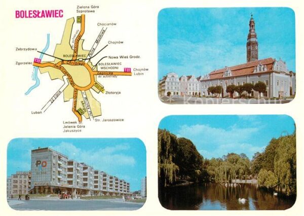 Boleslawiec Bunzlau Ulica Adama Asnyka Ratusz