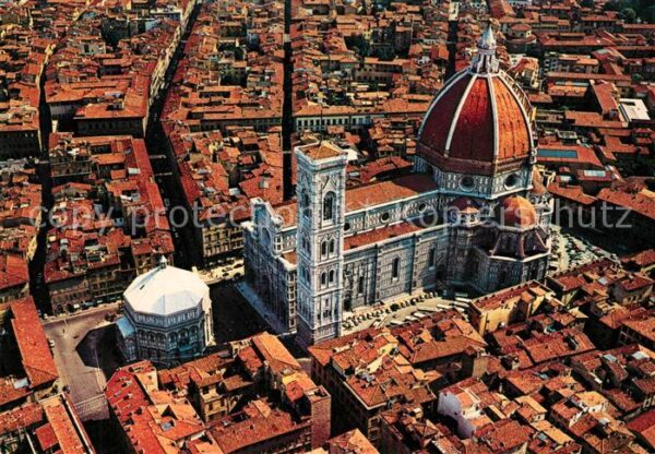 Firenze Florenz Dom Fliegeraufnahme