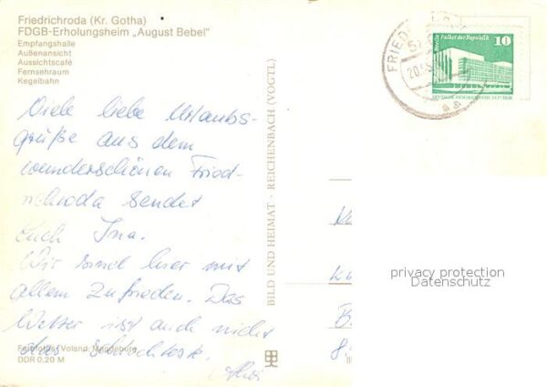 Friedrichroda Erholungsheim August Bebel – Bild 2