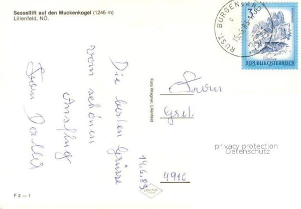 Lilienfeld Sessellift Muckenkogel – Bild 2