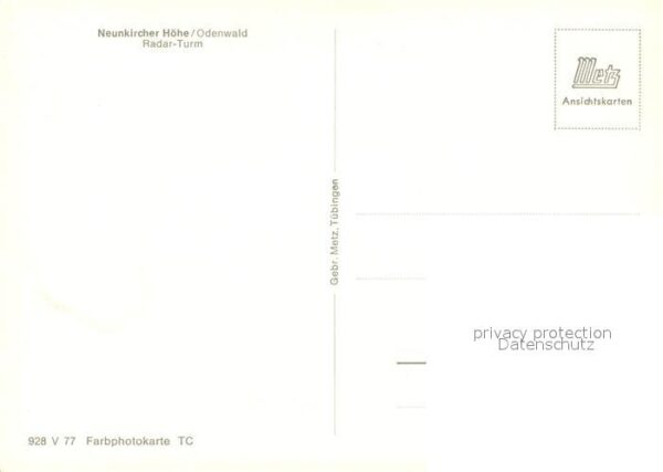 Gadernheim Neunkircher Höhe Radar-Turm – Bild 2