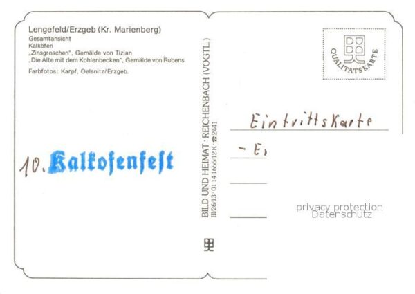 Lengefeld Erzgebirge Kalköfen Zinsgroschen – Bild 2