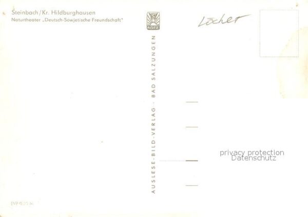 Steinbach Hildburghausen Naturtheate Deutsch-Sowjetische Freunds – Bild 2