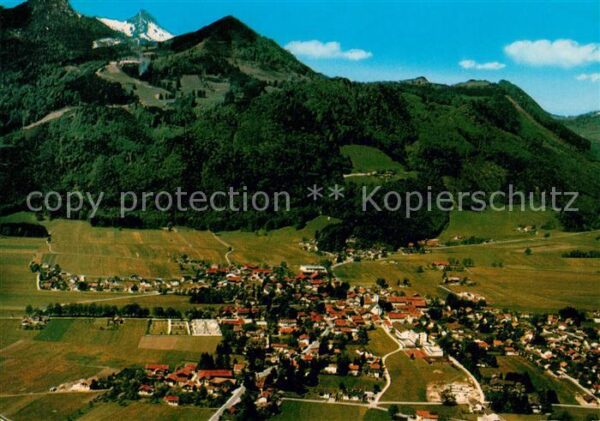Grassau Chiemgau Fliegeraufnahme Grassauer Almen Kampenw