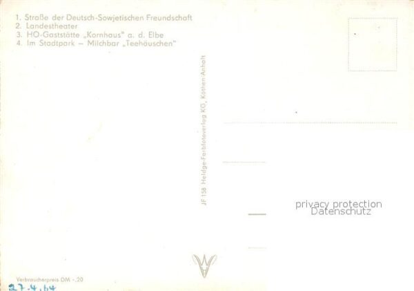 Dessau-Rosslau Strasse der Deutsch-Sowjetischen Freund – Bild 2