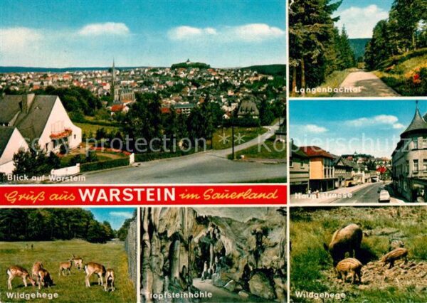 Warstein Hauptstrasse Wildgehege Tropfsteinhöhe
