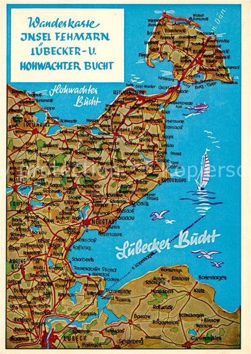 Fehmarn Ortungskarte Lübecker Hohwachter Bucht