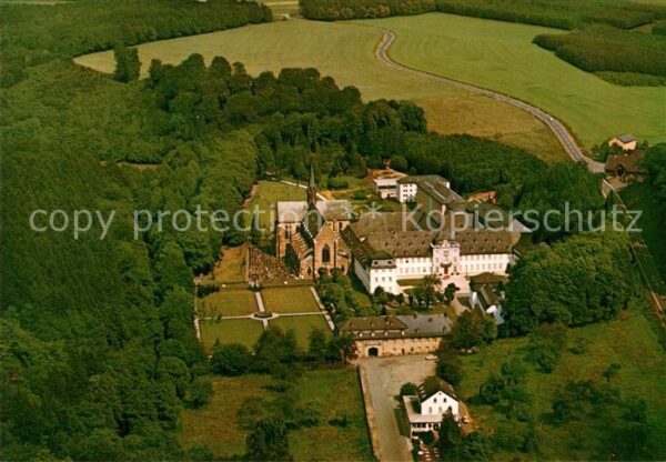 Hachenburg Westerwald Fliegeraufnahme Zisterzienser-Abtei Mar