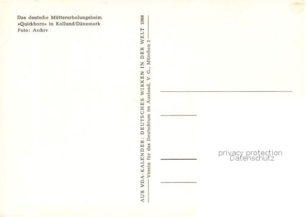 Kollund Daenemark Deutsche Müttererholungsheim Quickborn – Bild 2