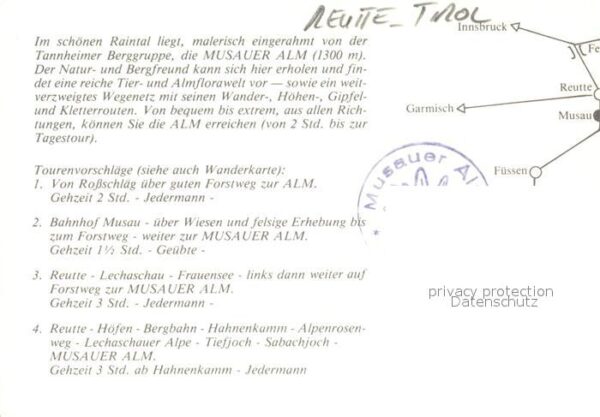 Reutte Tirol Musauer-Alm – Bild 2