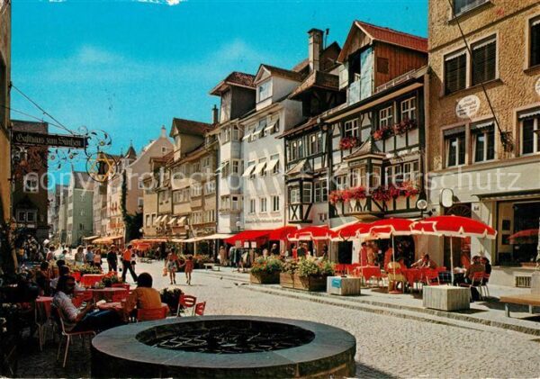 Lindau Bodensee Hauptstrasse Füssgängerzone