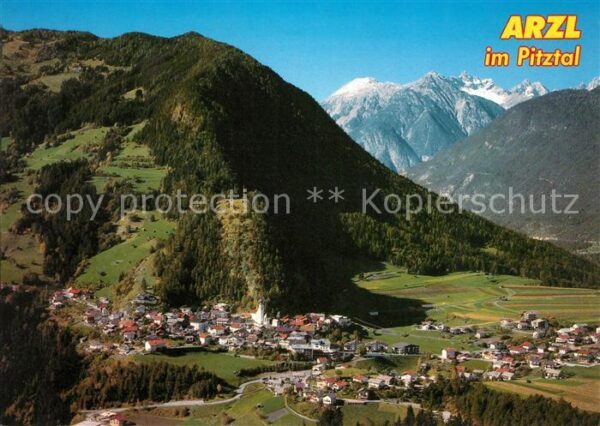 Arzl Pitztal Fliegeraufnahme