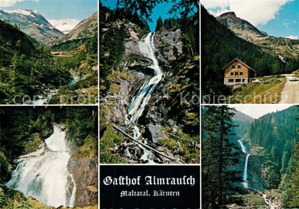 Maltatal Kaernten Gasthof Almrausch Tischlerkar Schwarzho
