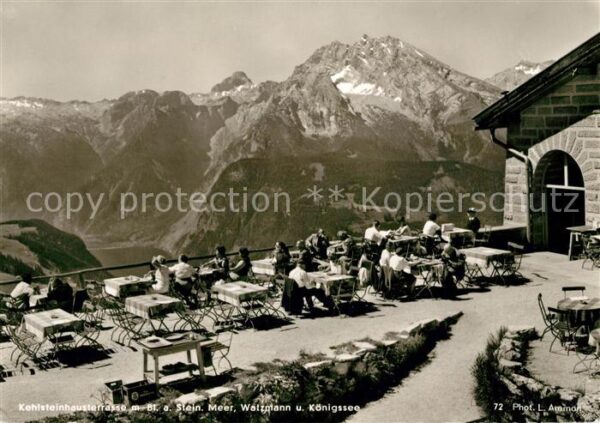 Steinernes Meer Kehlsteinhausterrasse Watzmann Königsse