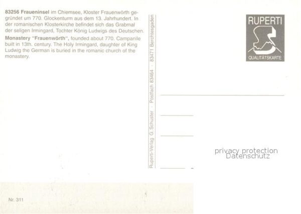 Fraueninsel Chiemsee Klsoter Frauenwörth – Bild 2
