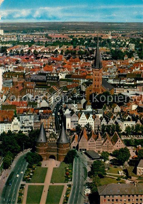 Luebeck Fliegeraufnahme