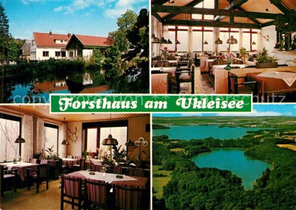 Sielbeck Holsteinische Schweiz Forsthaus am Ukleisee