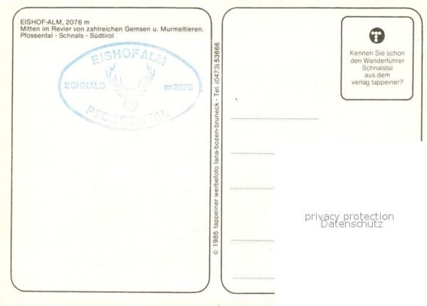 Schnals Bozen Suedtirol Eishof Alm – Bild 2