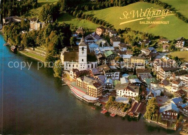 St Wolfgang Wolfgangsee Fliegeraufnahme
