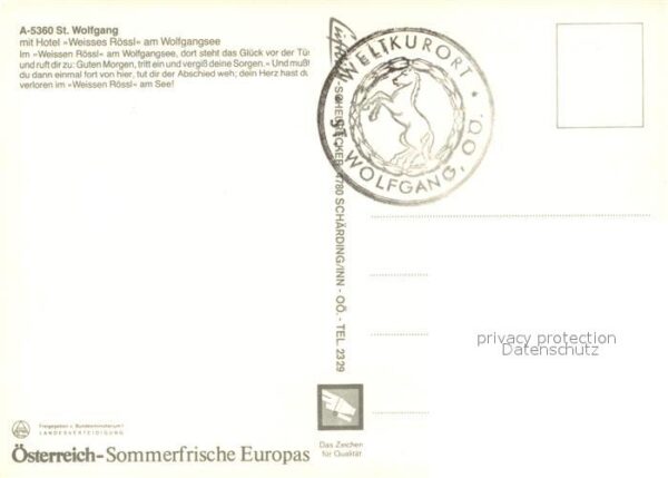 St Wolfgang Wolfgangsee Fliegeraufnahme – Bild 2