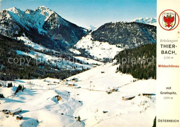 Thierbach Wildschoenau Gratlspitz Winterlandschaft