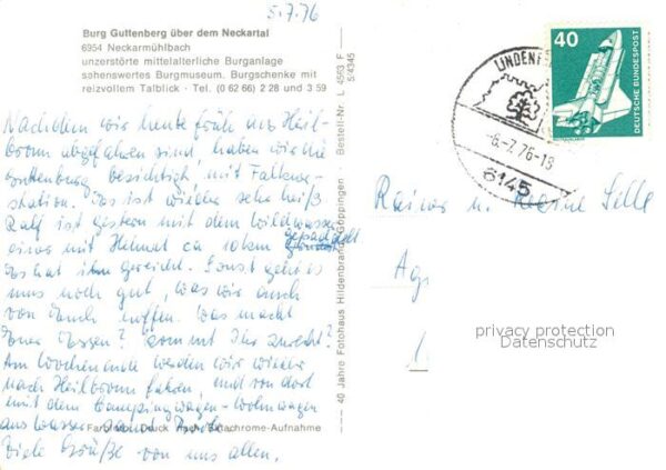 Neckarmuehlbach Fliegeraufnahme Burg Guttenberg – Bild 2